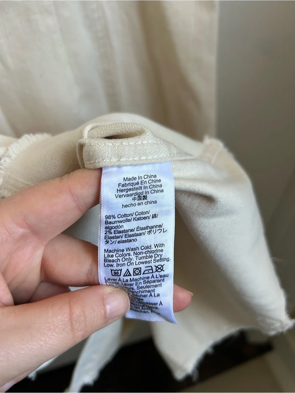 J. Crew Cream Sleeveless Button-Front Mini Dress